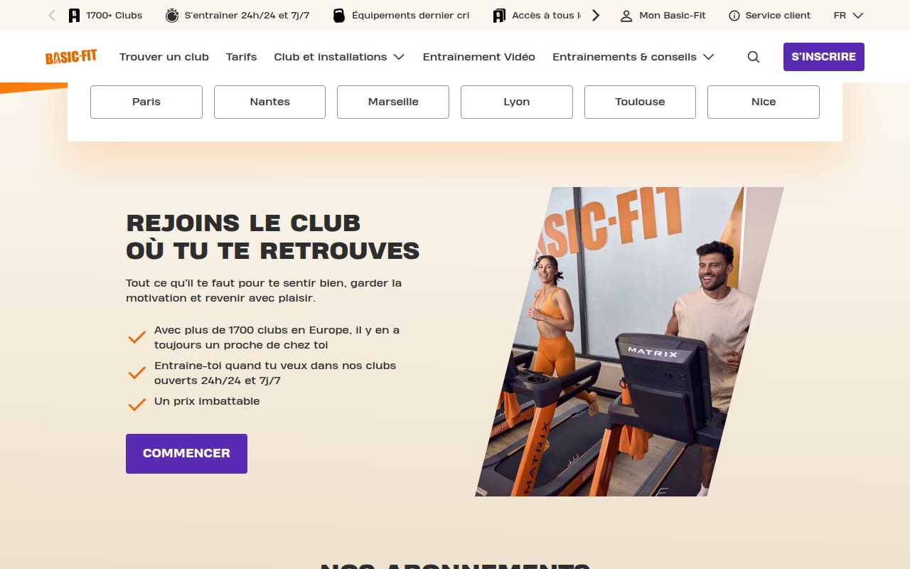 Capture d’écran de Basic-Fit (2 sur 4)