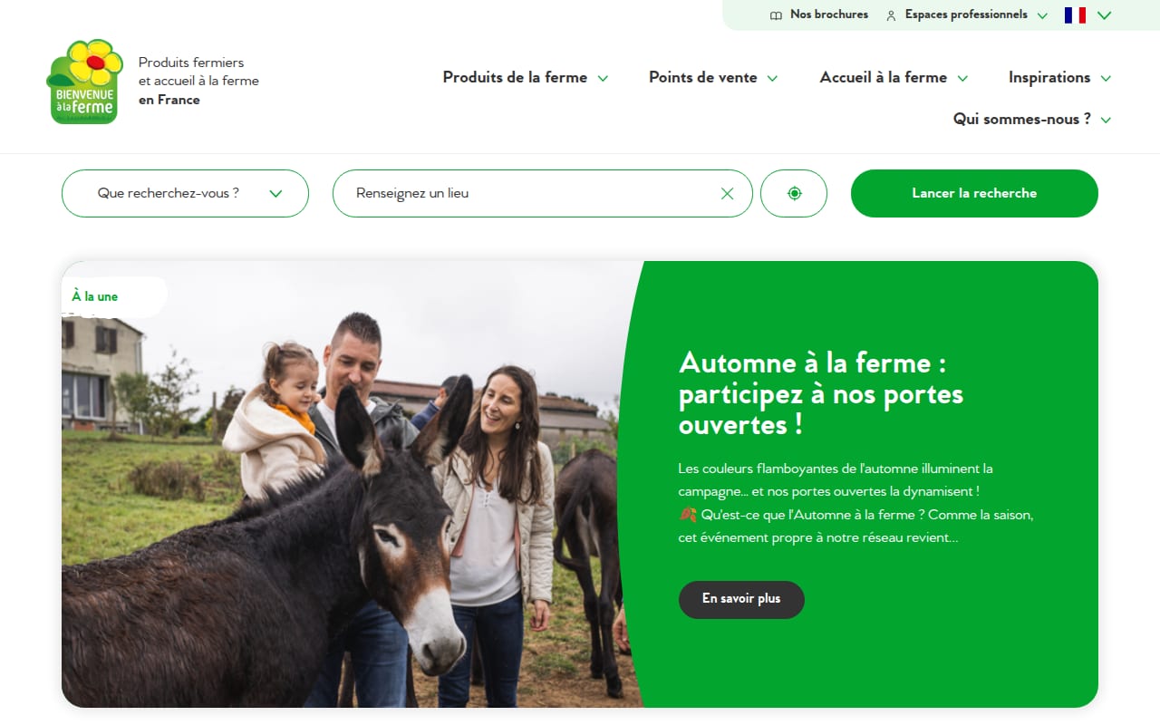 Capture d’écran de Bienvenue à la ferme (vente directe) (1 sur 4)