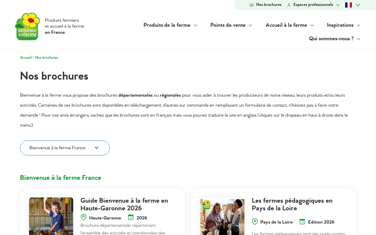 Capture d’écran de Bienvenue à la ferme (vente directe) (2 sur 4)