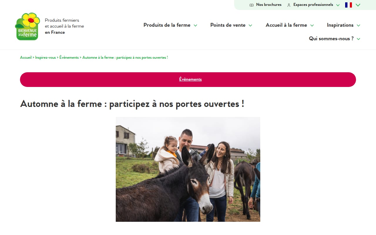 Capture d’écran de Bienvenue à la ferme (vente directe) (3 sur 4)