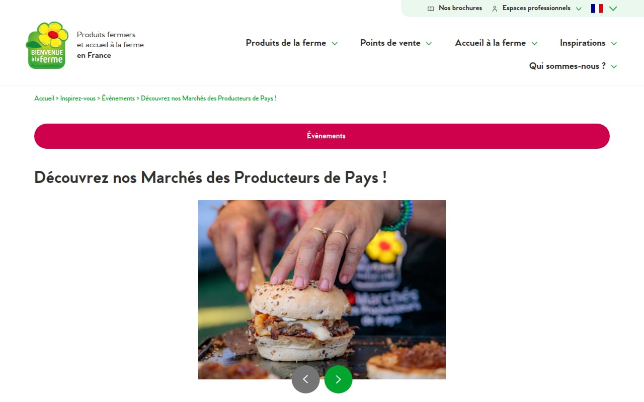 Capture d’écran de Bienvenue à la ferme (vente directe) (4 sur 4)