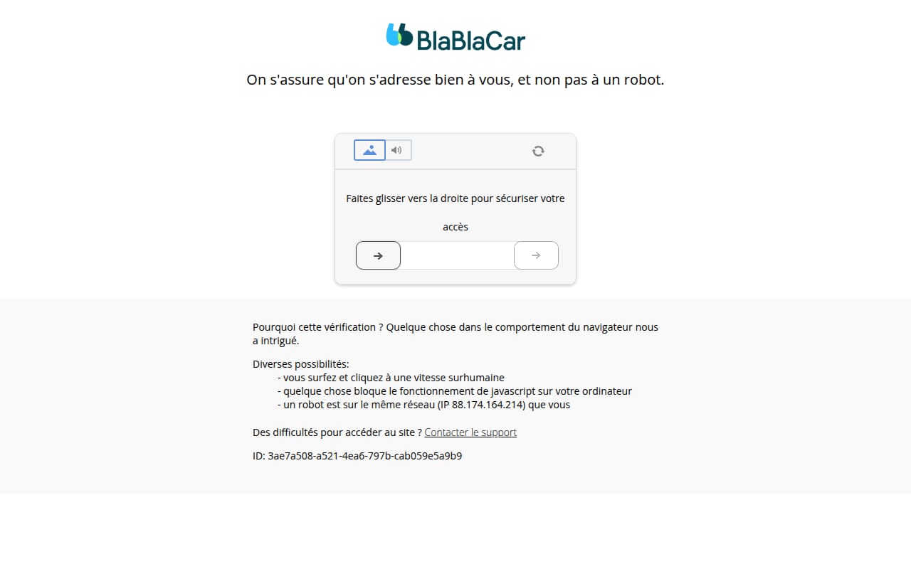 Capture d’écran de BlaBlaCar (1 sur 1)