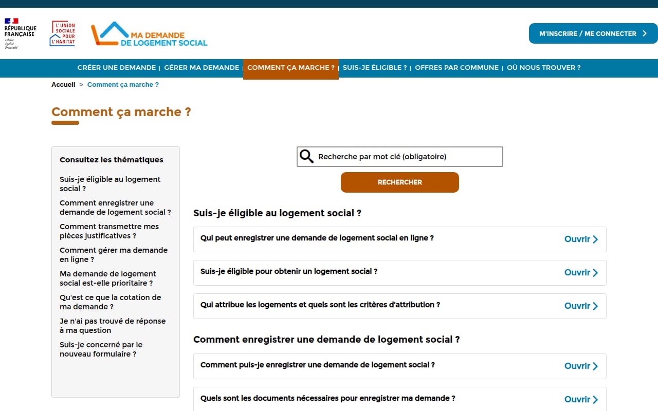 Capture d’écran de Demande de logement social (4 sur 4)
