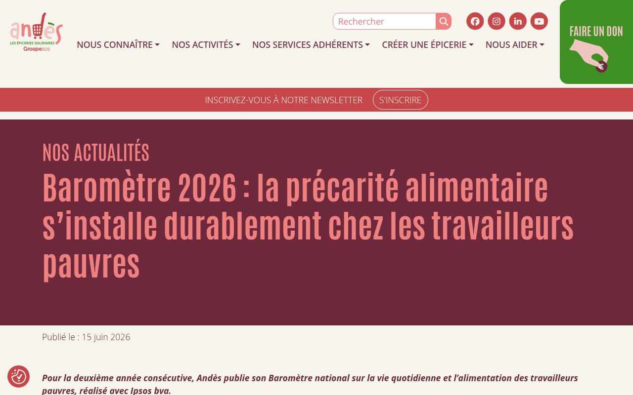 Capture d’écran de Épiceries solidaires (réseau ANDES) (3 sur 4)