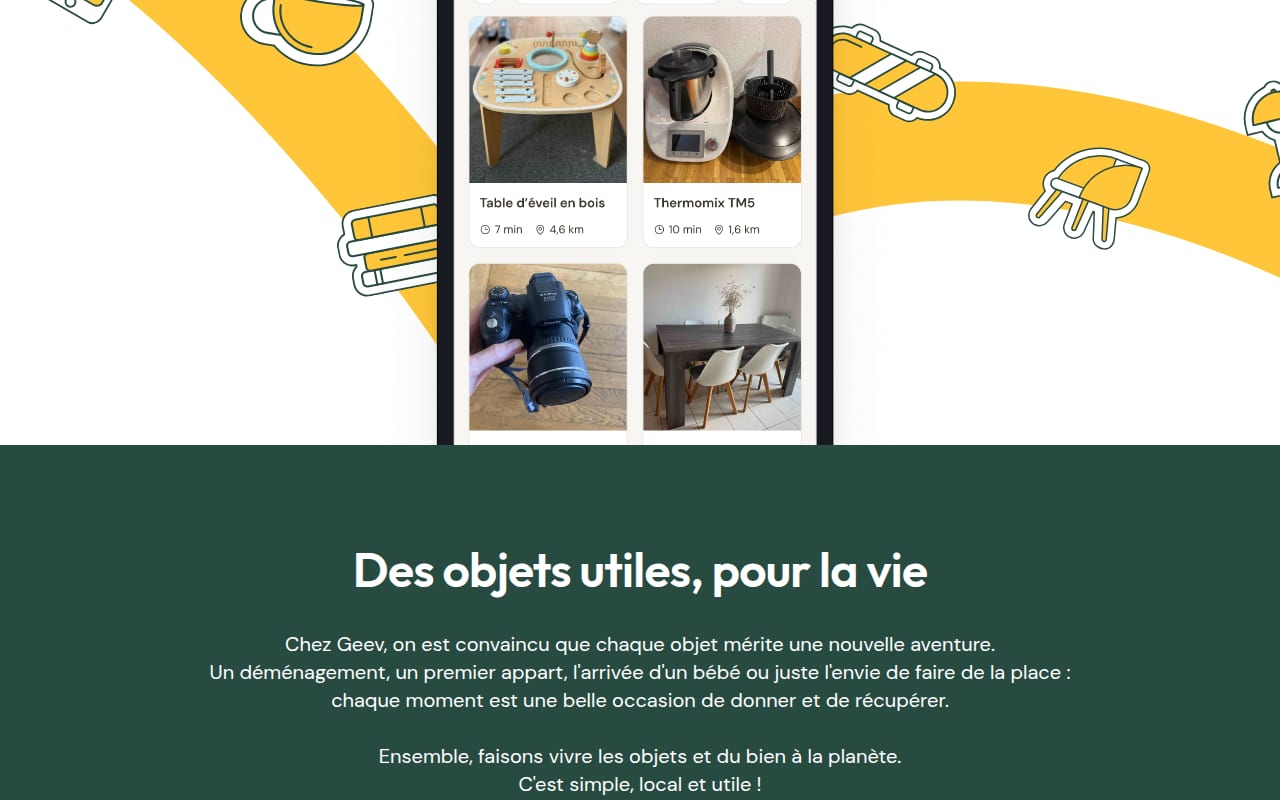 Capture d’écran de Geev (4 sur 4)