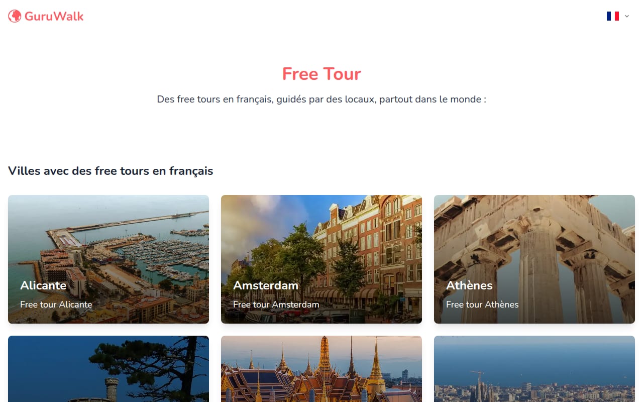 Capture d’écran de GuruWalk (free tours) (1 sur 4)