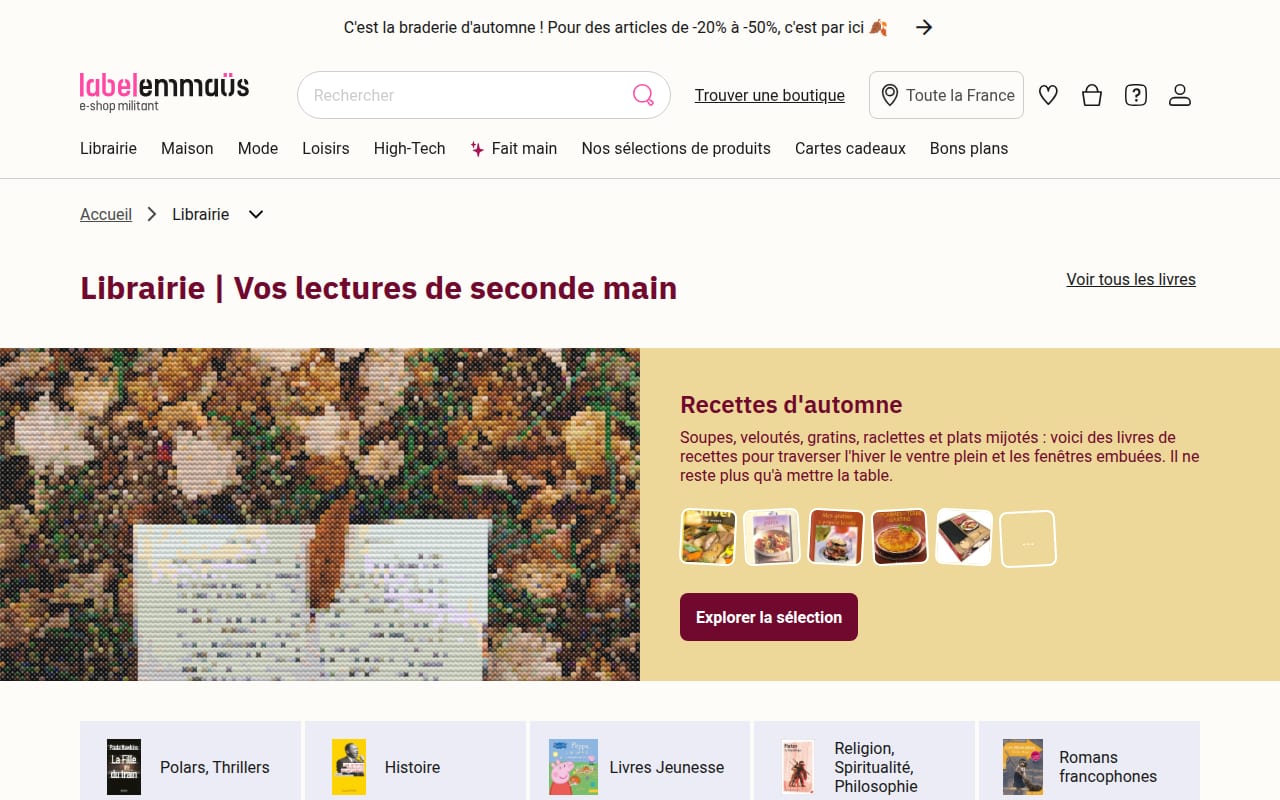 Capture d’écran de Label Emmaüs (4 sur 4)