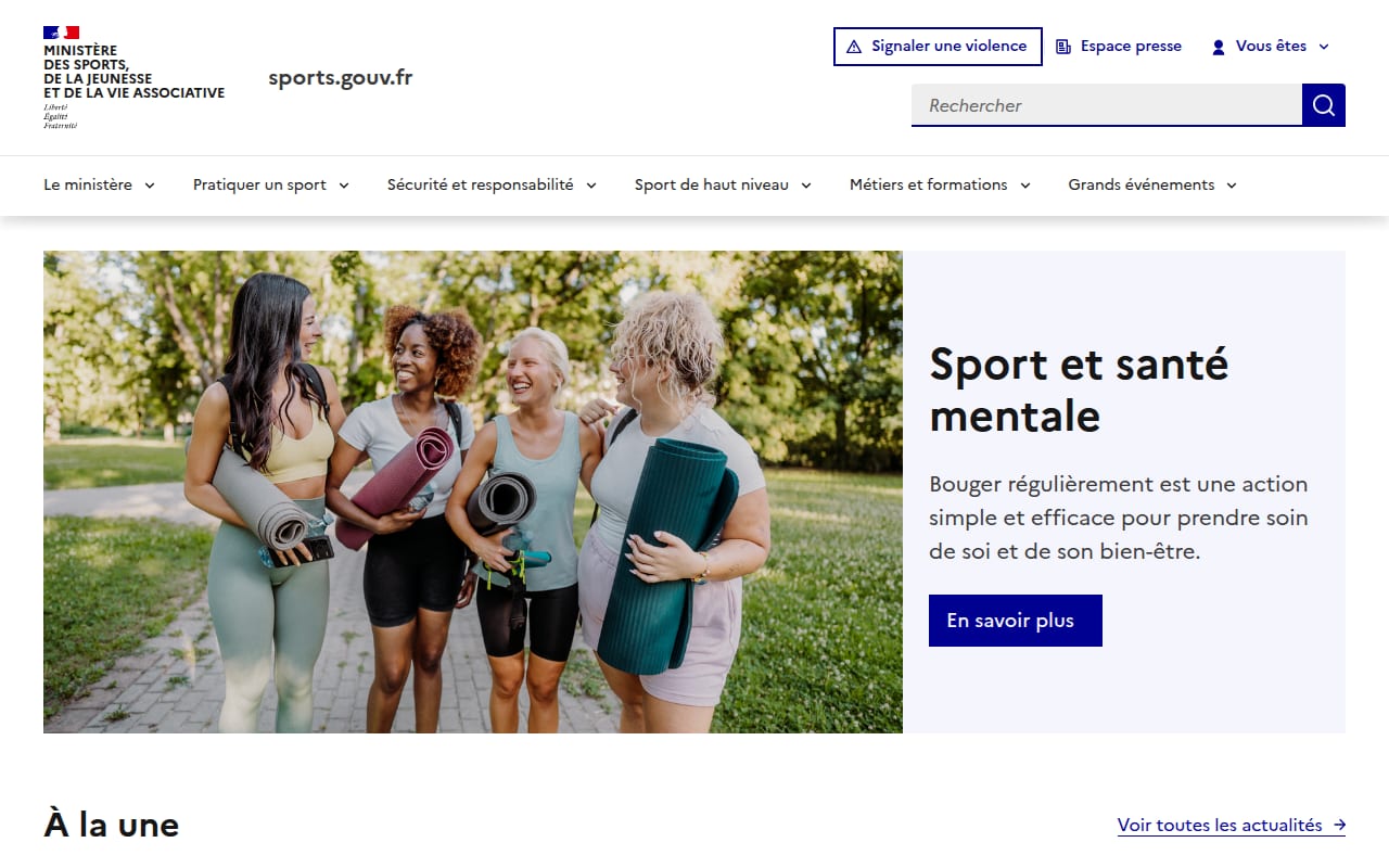 Capture d’écran de Maisons Sport-Santé (1 sur 4)