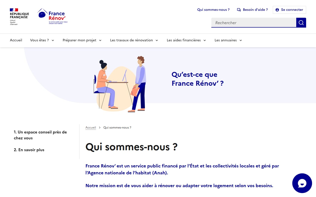 Capture d’écran de MaPrimeRénov' (2 sur 4)