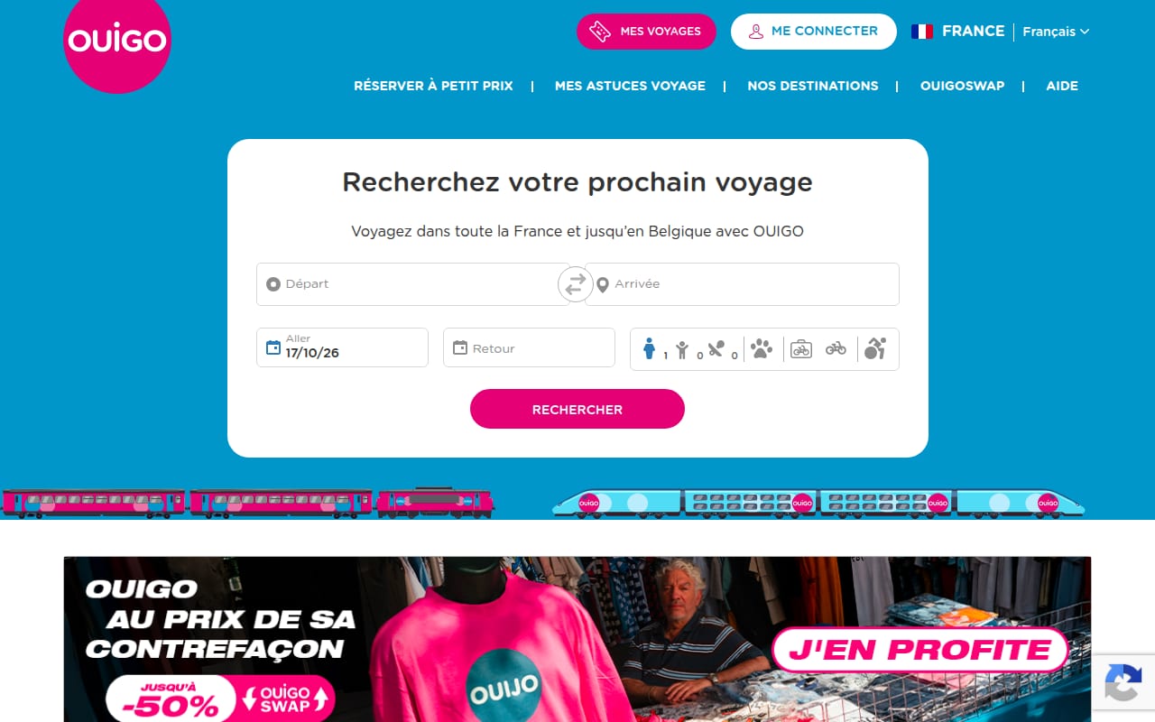 Capture d’écran de OUIGO (1 sur 4)