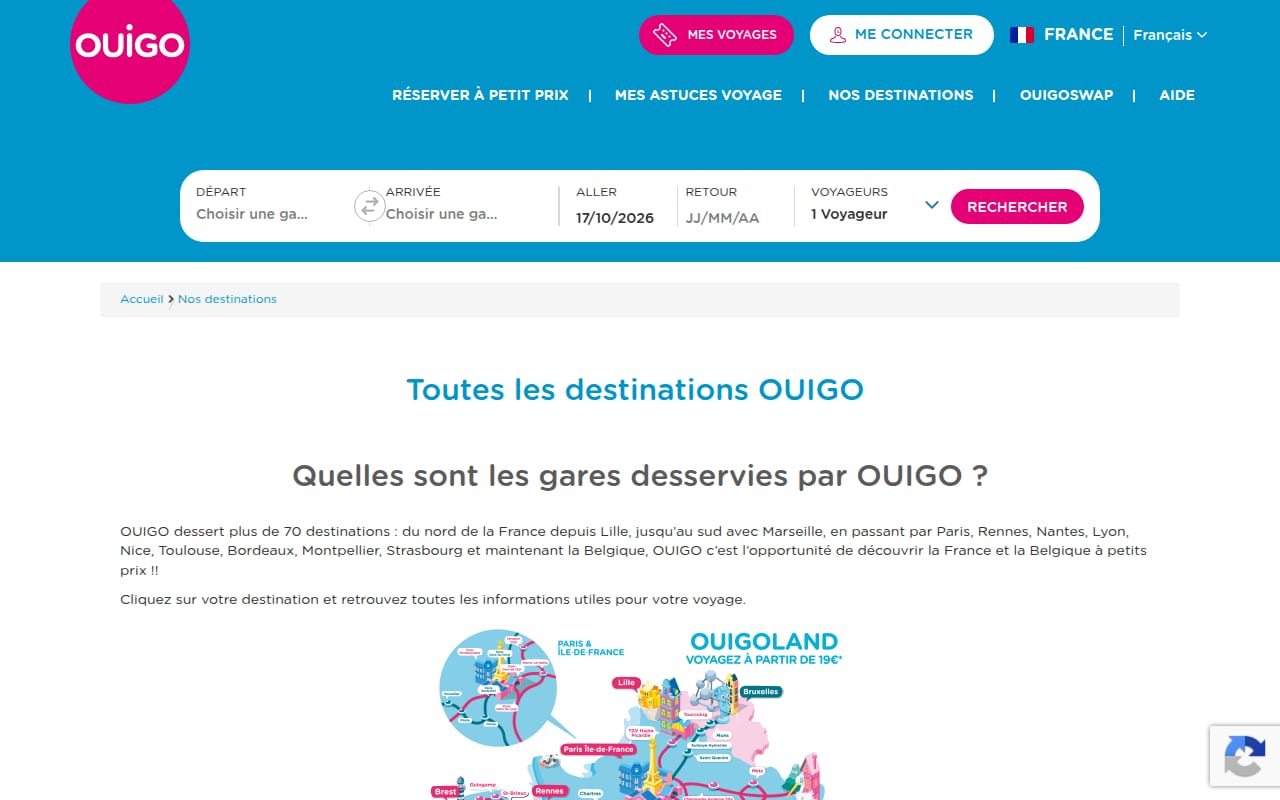 Capture d’écran de OUIGO (2 sur 4)