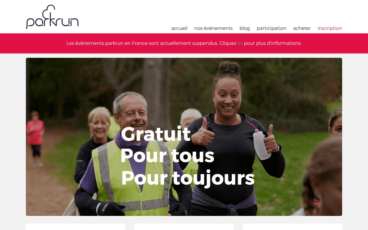 Capture d’écran de parkrun (1 sur 4)