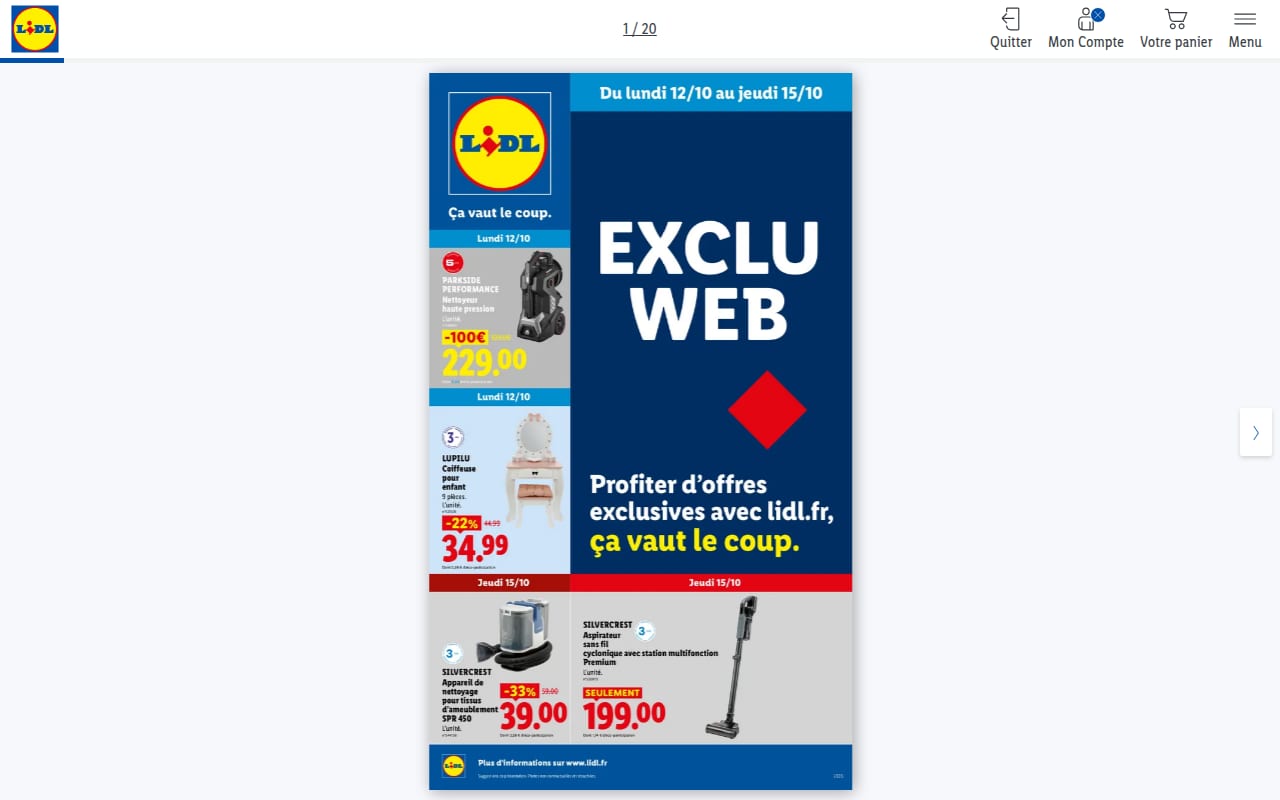 Capture d’écran de Outils Parkside (Lidl) (4 sur 4)