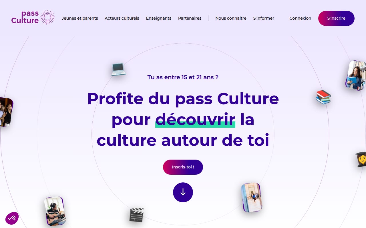 Capture d’écran de pass Culture (1 sur 4)