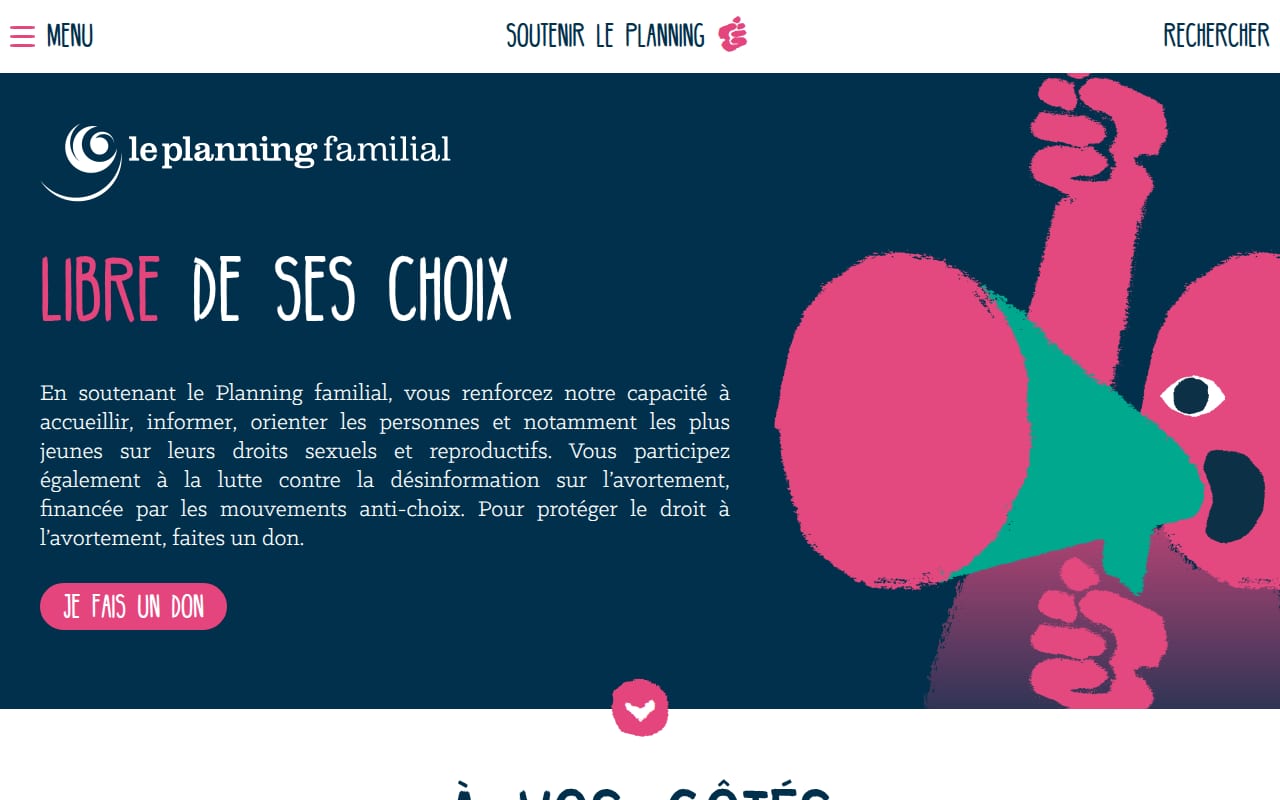 Capture d’écran de Planning familial (1 sur 4)