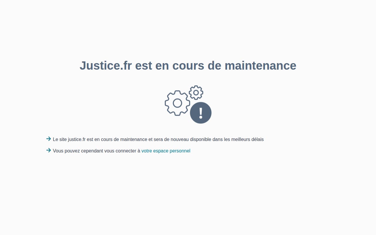 Capture d’écran de Point-justice (1 sur 1)