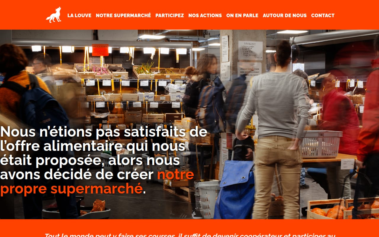 Capture d’écran de Supermarchés coopératifs (La Louve et les autres) (1 sur 4)