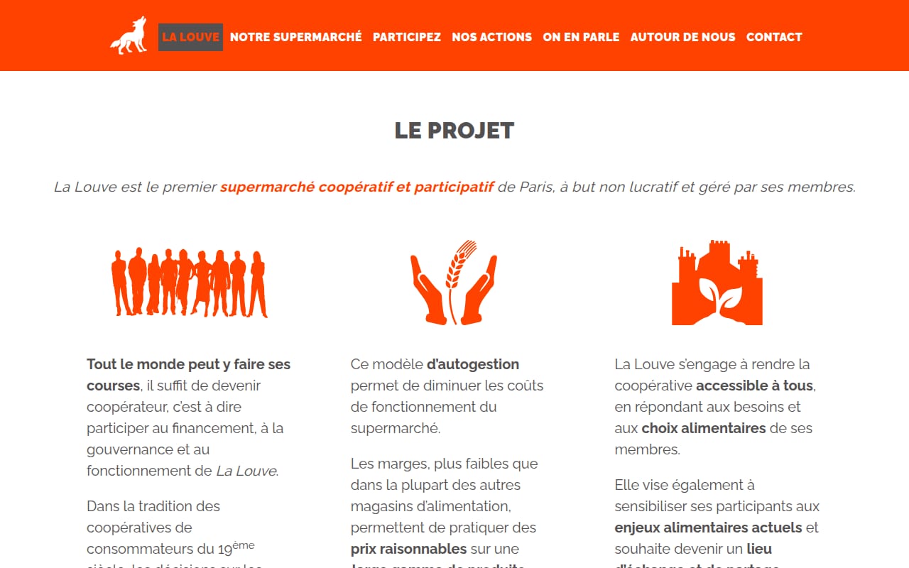 Capture d’écran de Supermarchés coopératifs (La Louve et les autres) (2 sur 4)
