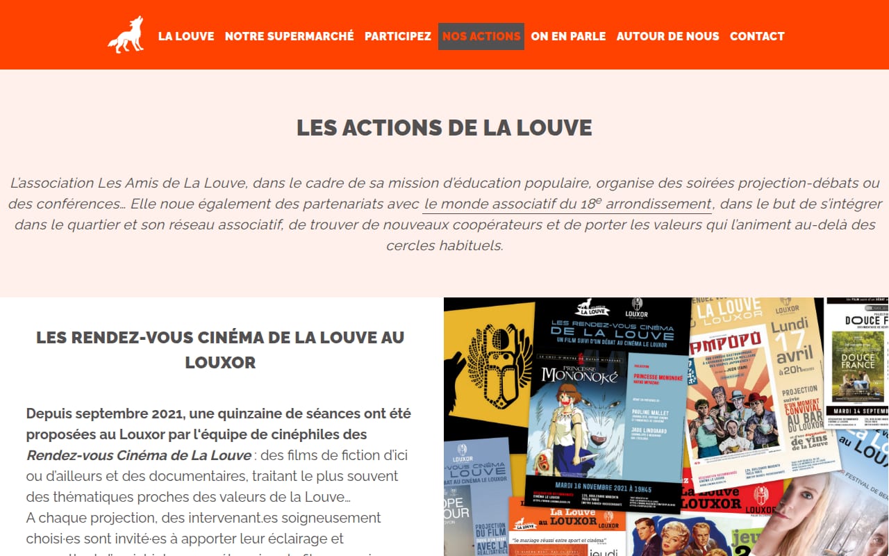 Capture d’écran de Supermarchés coopératifs (La Louve et les autres) (4 sur 4)