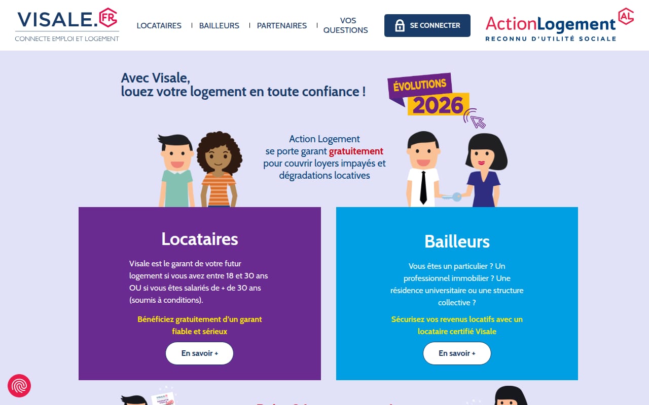 Capture d’écran de Garantie Visale (1 sur 4)